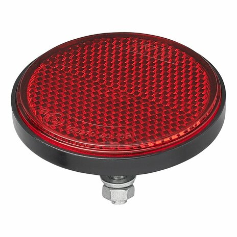 Reflector rojo 60mm con perno 5mm 2 piezas