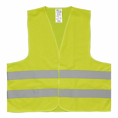chaleco de seguridad amarillo