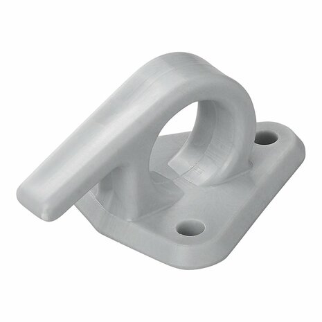 Gancho de cuerda de plastico con ojo 48x45mm 5 piezas