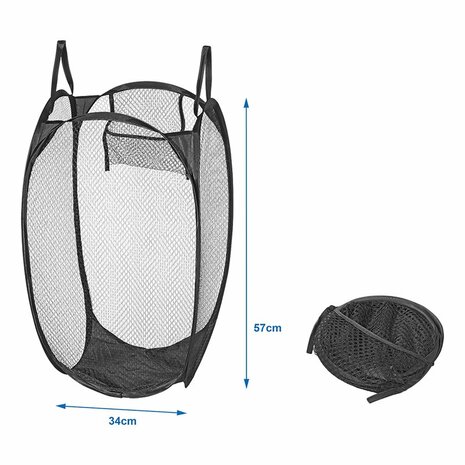 Bolsa de lavanderia plegable 34x34x57cm