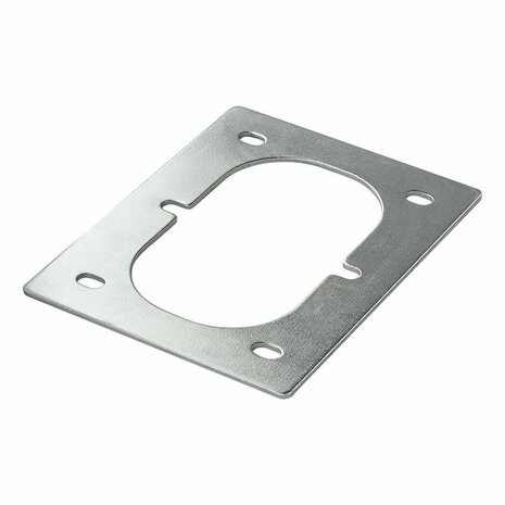 Placa de montaje para anilla de amarre doble