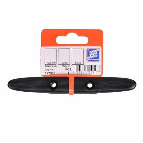 Rana de plastico de 125 mm  color negro
