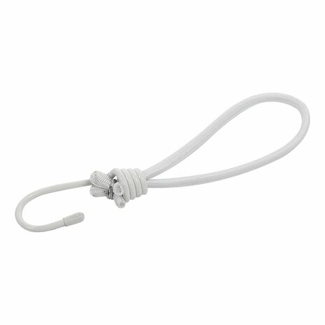 Tensor elastico para tienda de campana blanco con gancho 4 piezas
