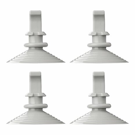 Kit de montaje con ventosa para aislamiento de ventanas (juego de 4)