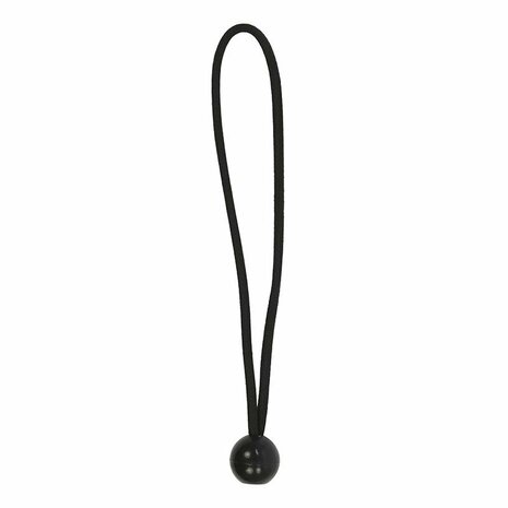 Tensor elastico para tienda de campana de 25 cm con bola de plastico - juego de 5 piezas