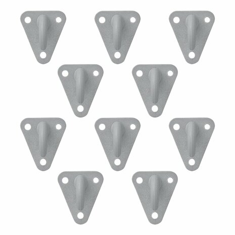 Gancho de cuerda de plastico 45x39mm 10 piezas