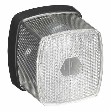 Lampara de galibo blanca 66x62mm con reflector