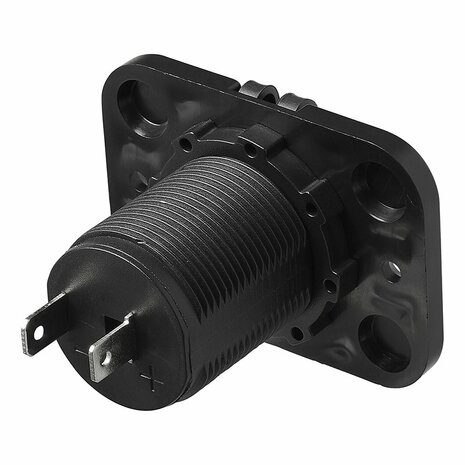 Toma de corriente empotrada para encendedor de cigarrillos 12V 24V con tapa de sellado