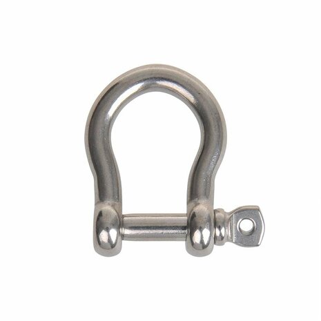 Cierre de arpa corto de 8 mm  acero inoxidable A4 AISI 316  3.500 daN