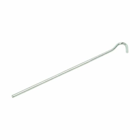 Estaca de tienda de metal de 22 cm con ojo abierto  10 piezas en bolsa de plastico