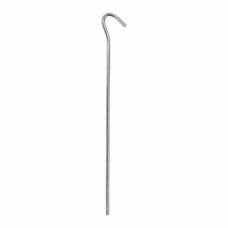 Estaca de tienda de metal de 22 cm con ojo abierto  10 piezas en bolsa de plastico