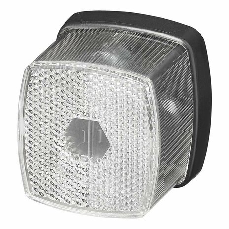 Lampara de galibo blanca 66x62mm con reflector