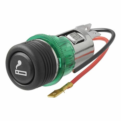Caja de empotrar para encendedor con iluminacion 12 24V