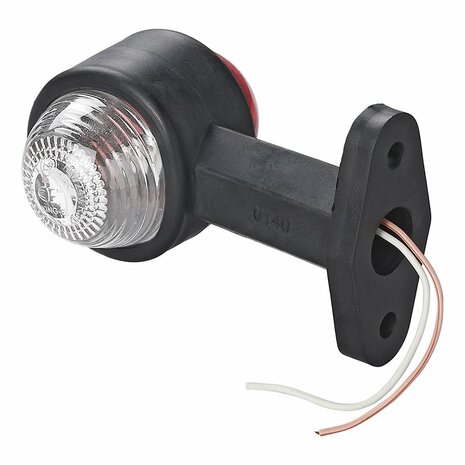 Ancho luz roja blanca 120mm recto