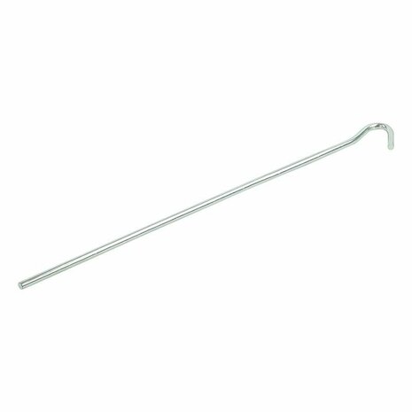 Estaca de tienda de metal de 25 cm con ojo abierto  10 piezas en bolsa de plastico