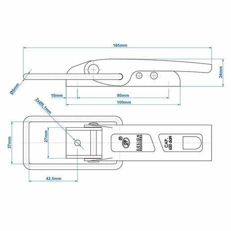Cerradura de tension SPP ZB-02