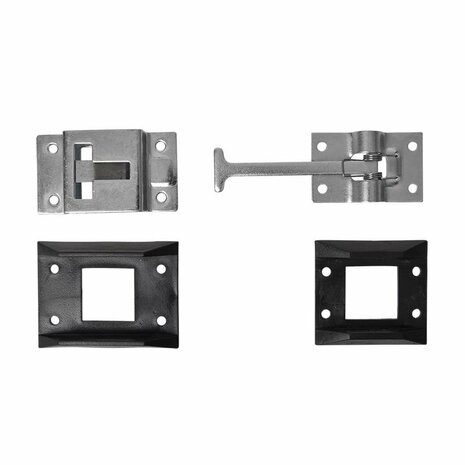 Retenedor de puerta con contraparte