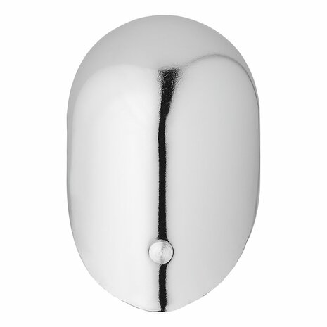 Tapa de barra de remolque de metal cromado plegable
