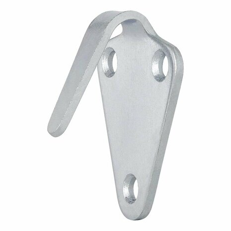 Gancho de cuerda de metal 40x45mm curvado 10 piezas