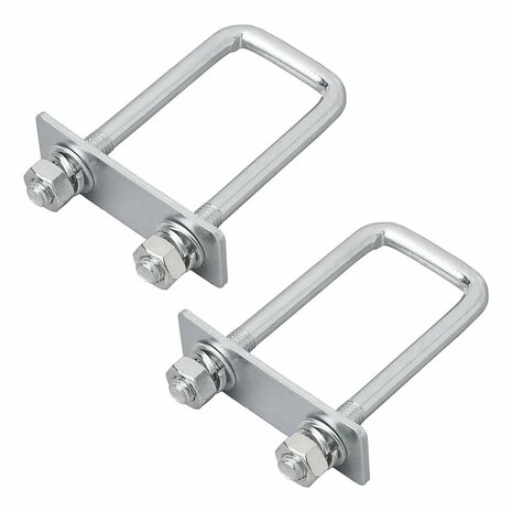 Soporte en U angular de 40 mm - juego de 2 piezas