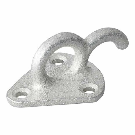 Gancho de cuerda de metal con ojo 70x45mm 5 piezas
