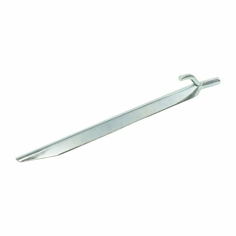 Estaca de tienda de metal de 25 cm con gancho  6 piezas en bolsa de plastico