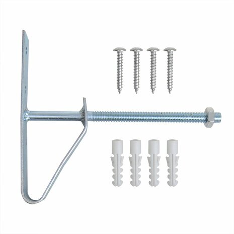 Juego de 2 soportes para neumaticos para montaje en pared