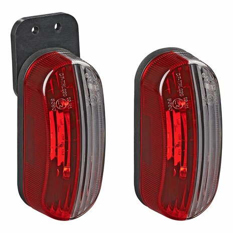Luz de ancho LED roja blanca derecha