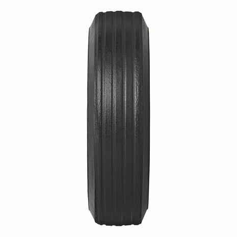 Llanta de rueda de morro de metal con neumatico de caucho 200x60mm