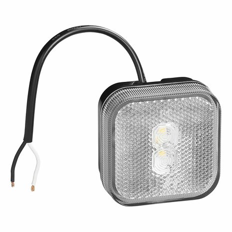Lampara de galibo 12 24V blanca 65 x 65 mm LED