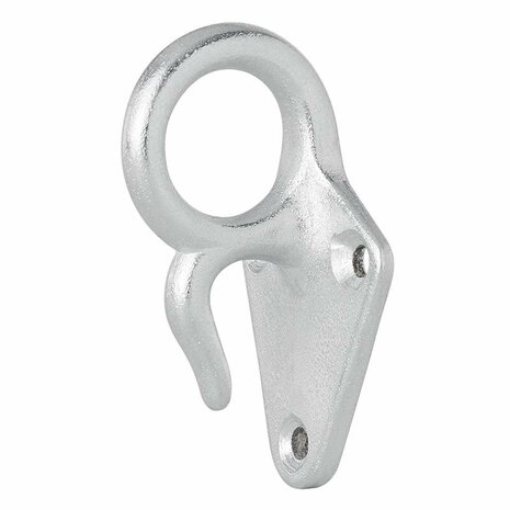 Gancho de cuerda de metal con ojo 70 x 40 mm 5 piezas