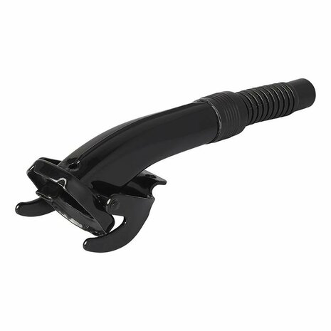 Pico vertedor metalico negro flexible apto para gasolina y diesel