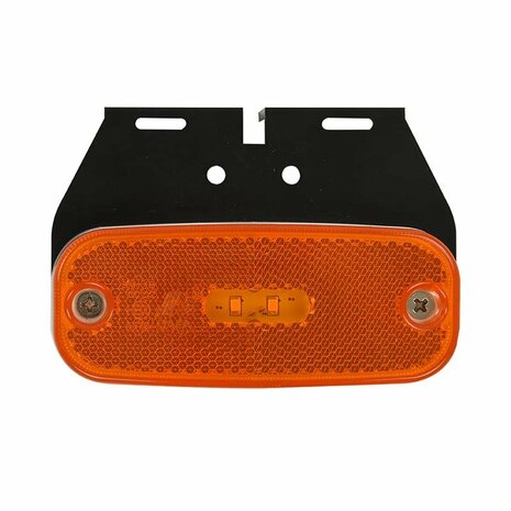 Luz de posicion lateral 10-30V naranja 110x45mm LED con soporte