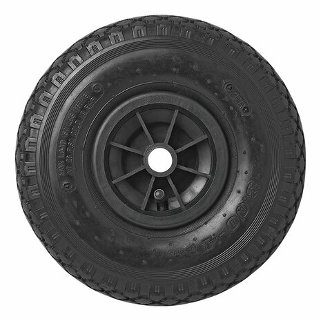 Neumatico de rueda de nariz con llanta de plastico y neumatico de 260x85 mm