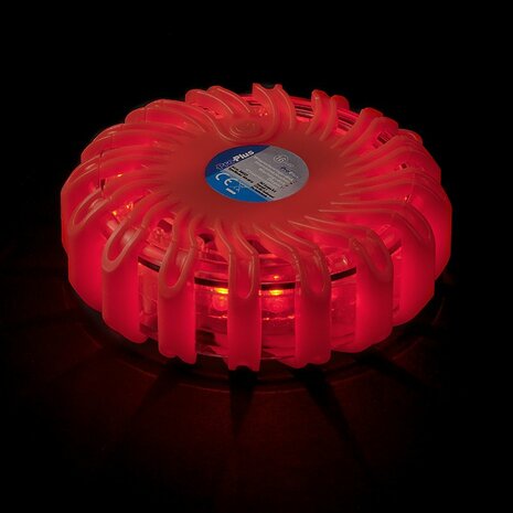 Disco de advertencia 16LED naranja