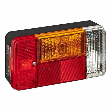 Luz trasera 5 funciones 194x104mm derecha
