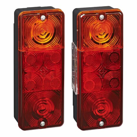 Luz trasera 4 funciones 210x83mm