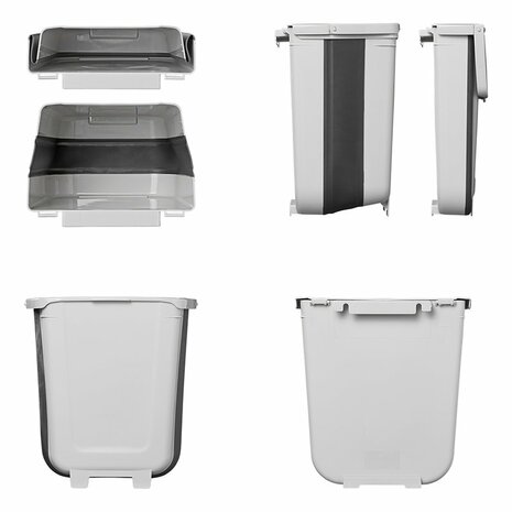 Cubo de basura plegable de 8L para caravana camper