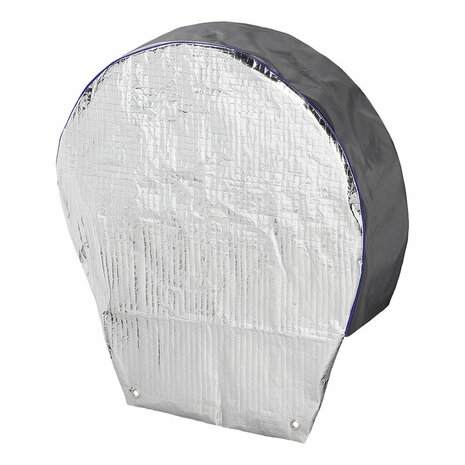 Cubierta de rueda de aluminio reflectante para neumaticos de 16