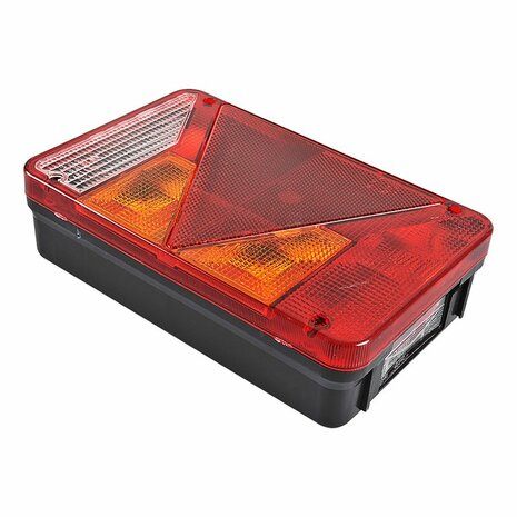 Luz trasera 6 funciones 218x140mm derecha