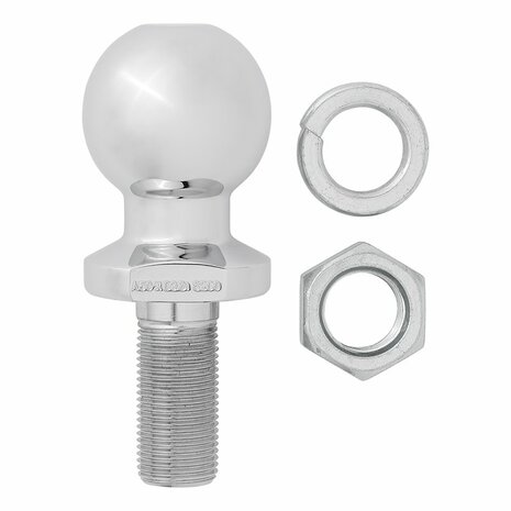 Bola de remolque recta M22 x 50 mm homologada tipo E