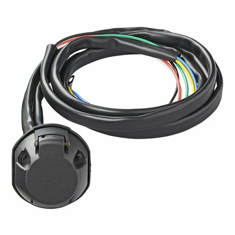 Kit cableado enganche remolque 7 pines PVC + cable 1 50M