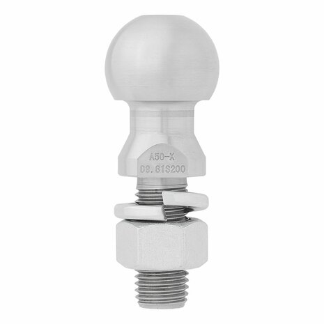 Bola de remolque recta M24 x 55 mm homologada tipo E