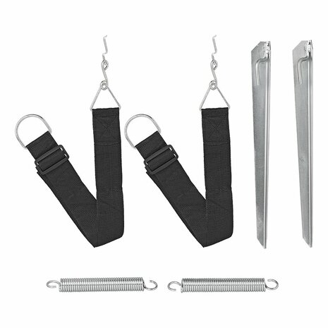 Juego de correas antitormentas para toldos Thule Omnistor