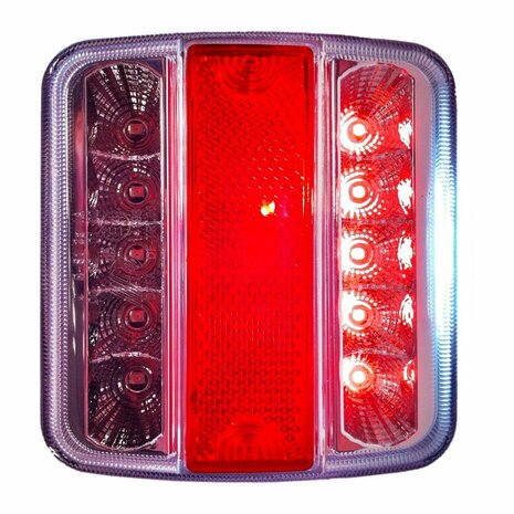 Luz trasera 4 funciones 98x105mm 14LED