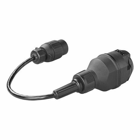 Cable alargador de 30 cm de tipo Multicon West de 13 pines a tipo Jaeger de 13 pines