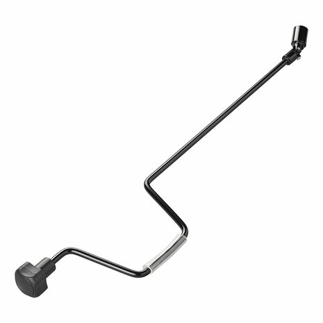 Manivela de 740 mm 19 mm con articulacion cardan para soporte de angulo