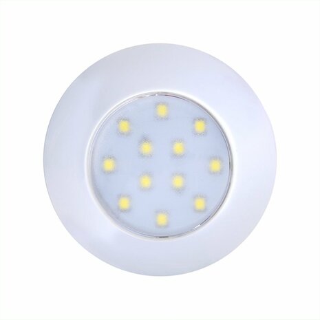 Luminaria de techo de superficie 12 leds 12V 240lm diametro 75x18mm