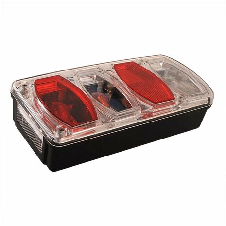 Luz trasera 6 funciones 222x100mm derecha