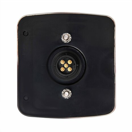 Luz trasera 4 funciones 98x105mm 14LED con conector EC de 5 pines